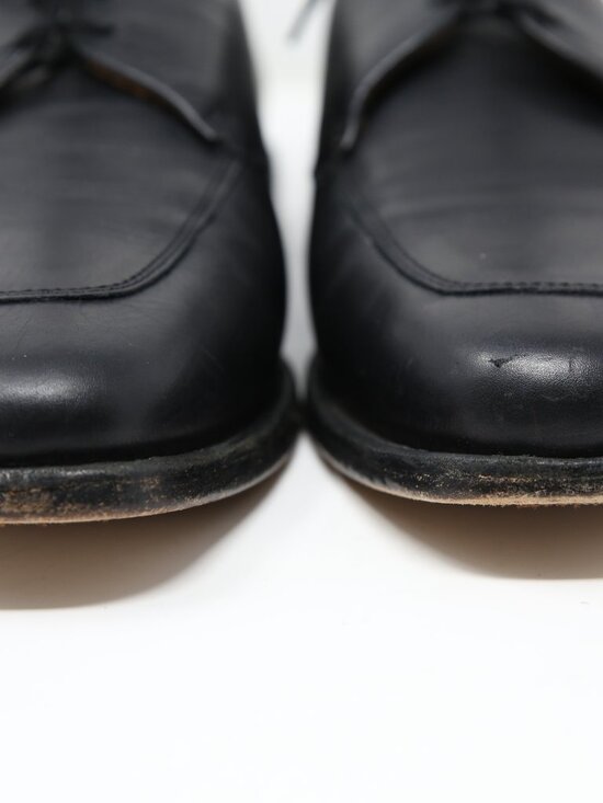 Allen Edmonds Burton Black Leather Moc Toe Lace Up Derby Shoes Men’s Size 10 D main image 5